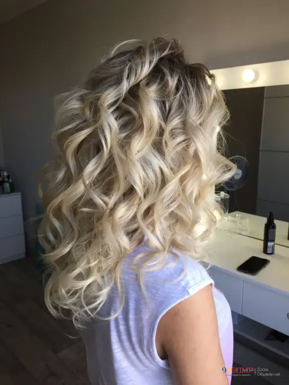 Укладка кудрей от мастера Natalia Gavrilova