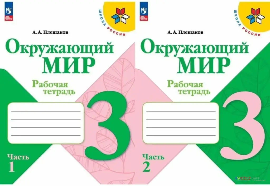 Тетради по Приднестровью 3 кл. Плешаков Окружающий мир Рабочая тетрадь в 2-х частях